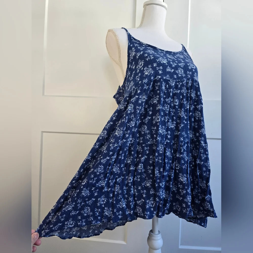 Ocean Drive Floral Blue Dress - Picture 4 of 7